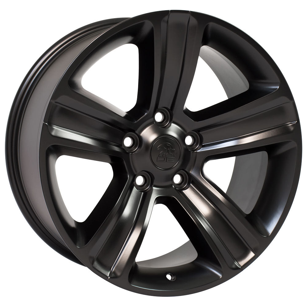 OE Wheels DG65-20090-5550-19B1 20" Replica DG65 fits Dodge RAM 20x9 Black
