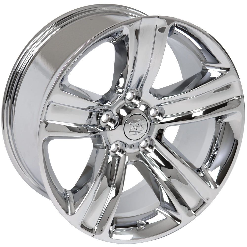 OE Wheels DG65-20090-5550-19C 20" Replica DG65 fits Dodge RAM 20x9 Chrome