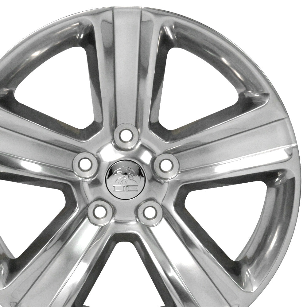 OE Wheels DG65-20090-5550-19PS 20" Replica DG65 fits Dodge RAM 20x9 Polished