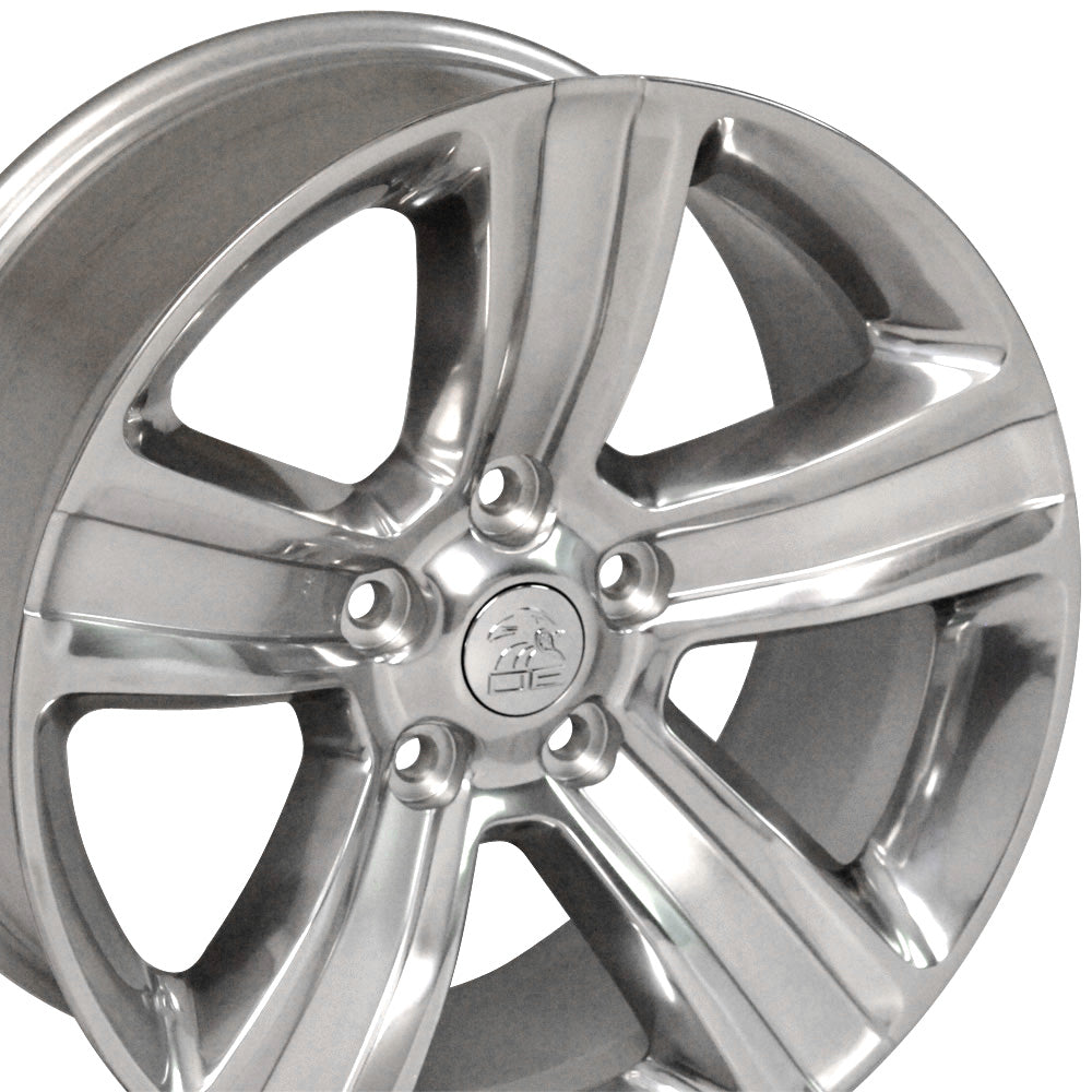 OE Wheels DG65-20090-5550-19PS 20" Replica DG65 fits Dodge RAM 20x9 Polished