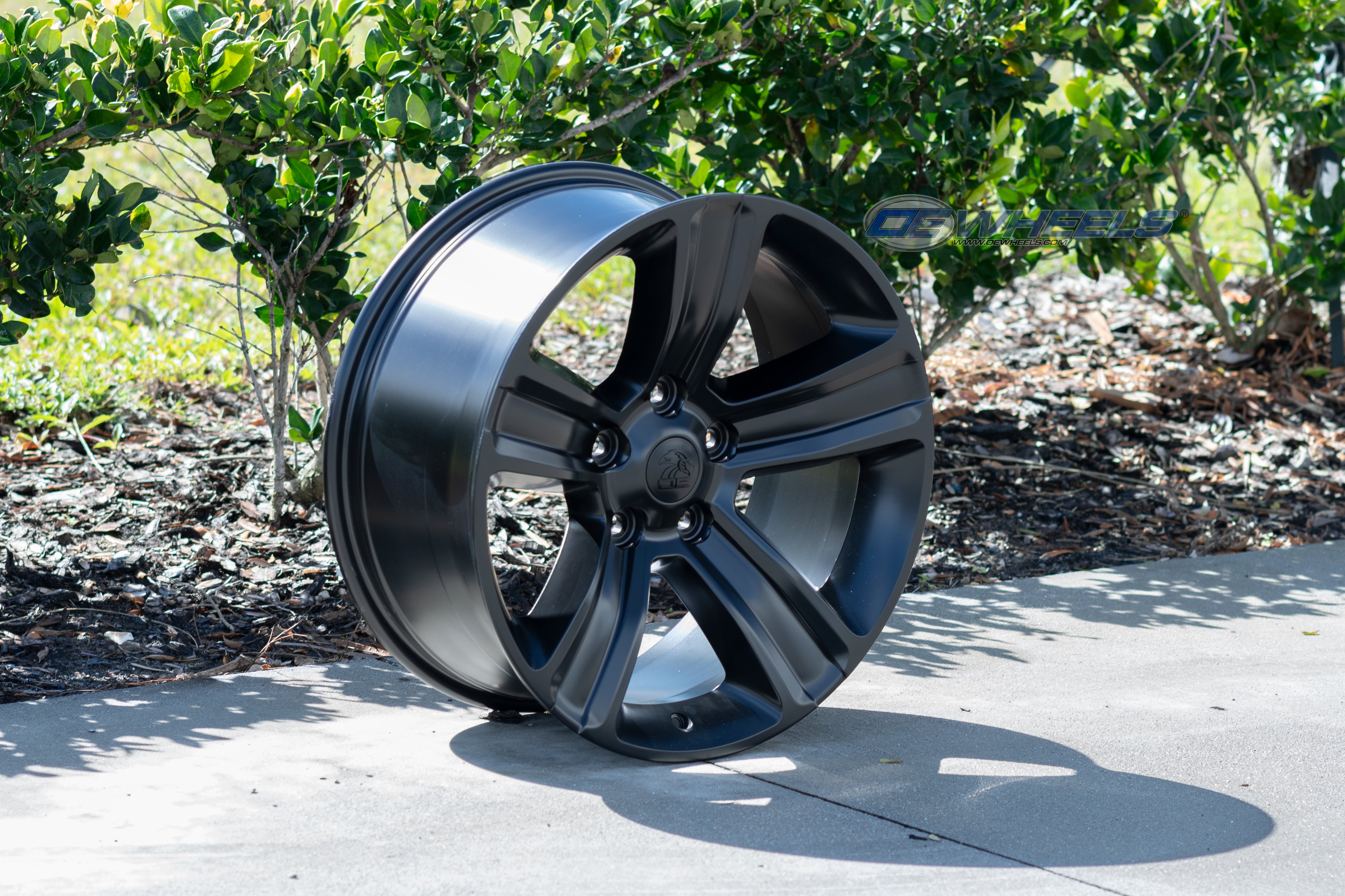 OE Wheels DG65-20090-5550-19B1 20" Replica DG65 fits Dodge RAM 20x9 Black
