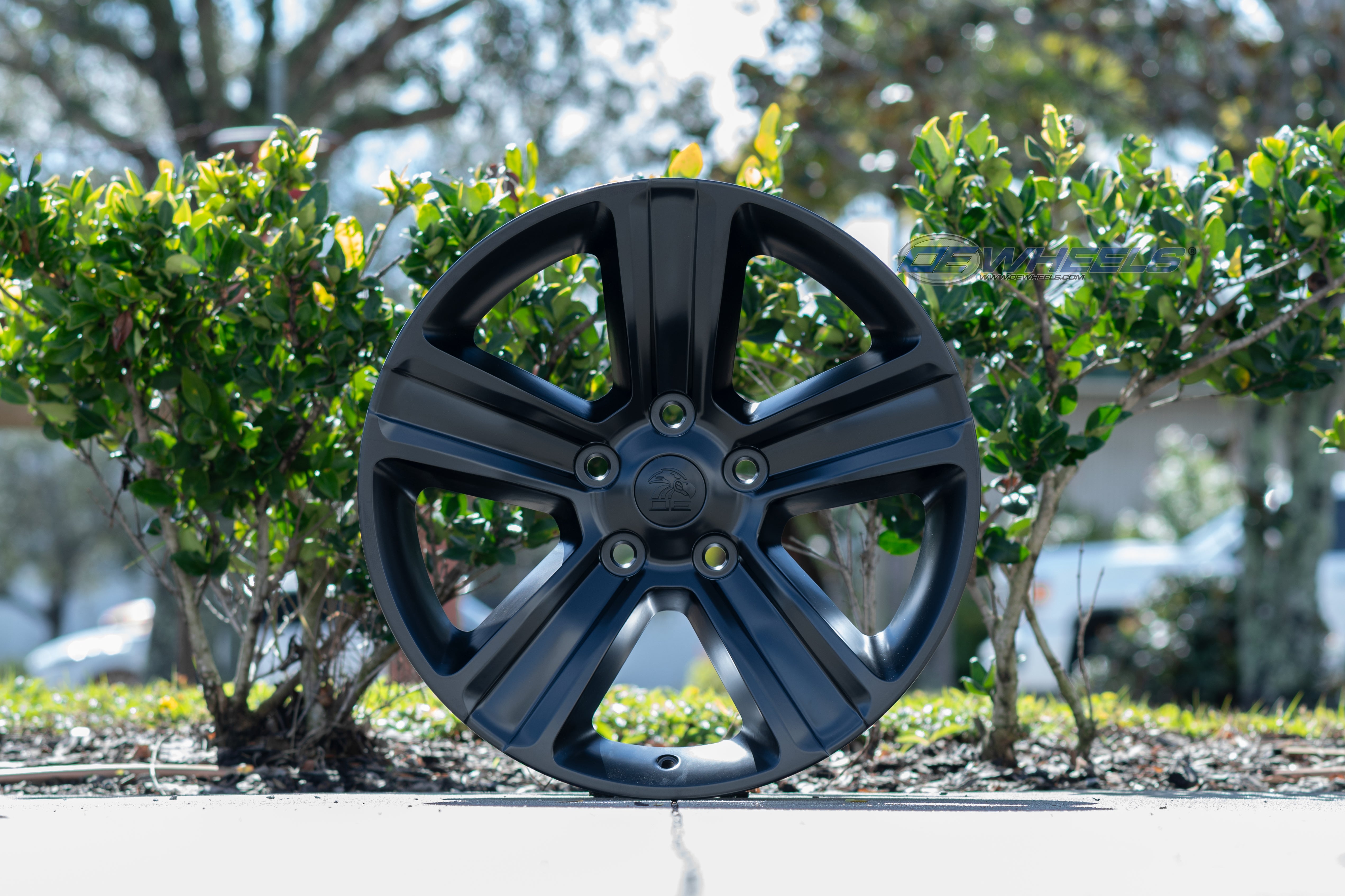 OE Wheels DG65-20090-5550-19B1 20" Replica DG65 fits Dodge RAM 20x9 Black