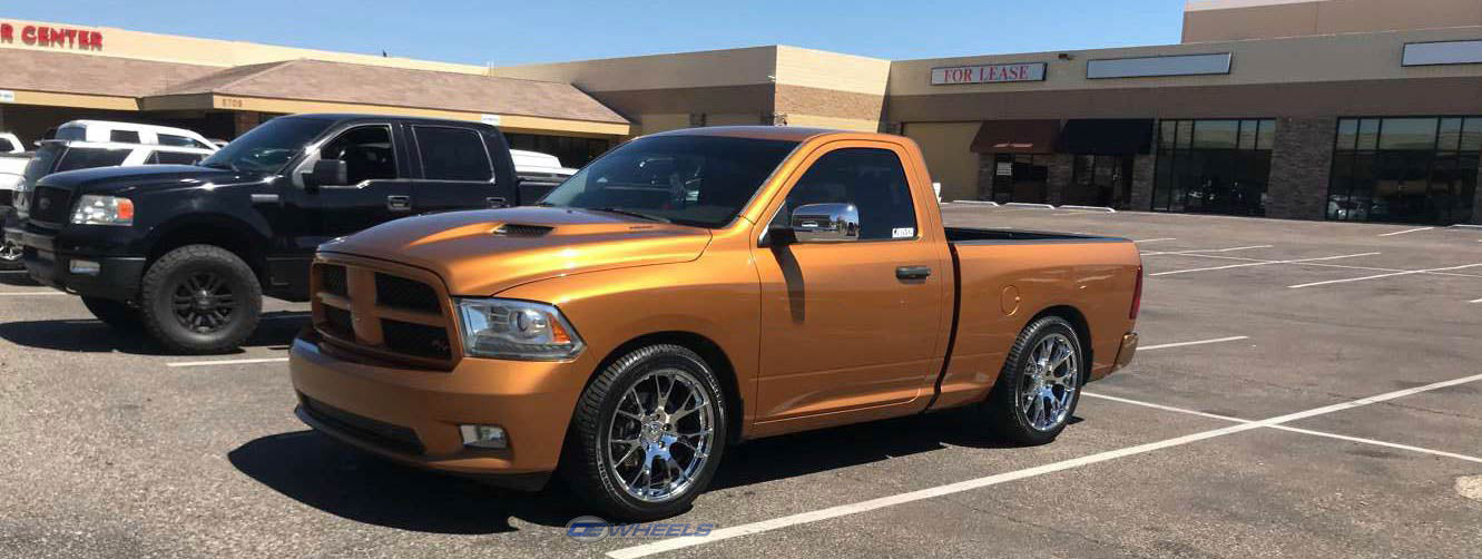 OE Wheels DG69-22100-5550-25C 22" Replica fits Dodge RAM Hellcat 22x10 Chrome