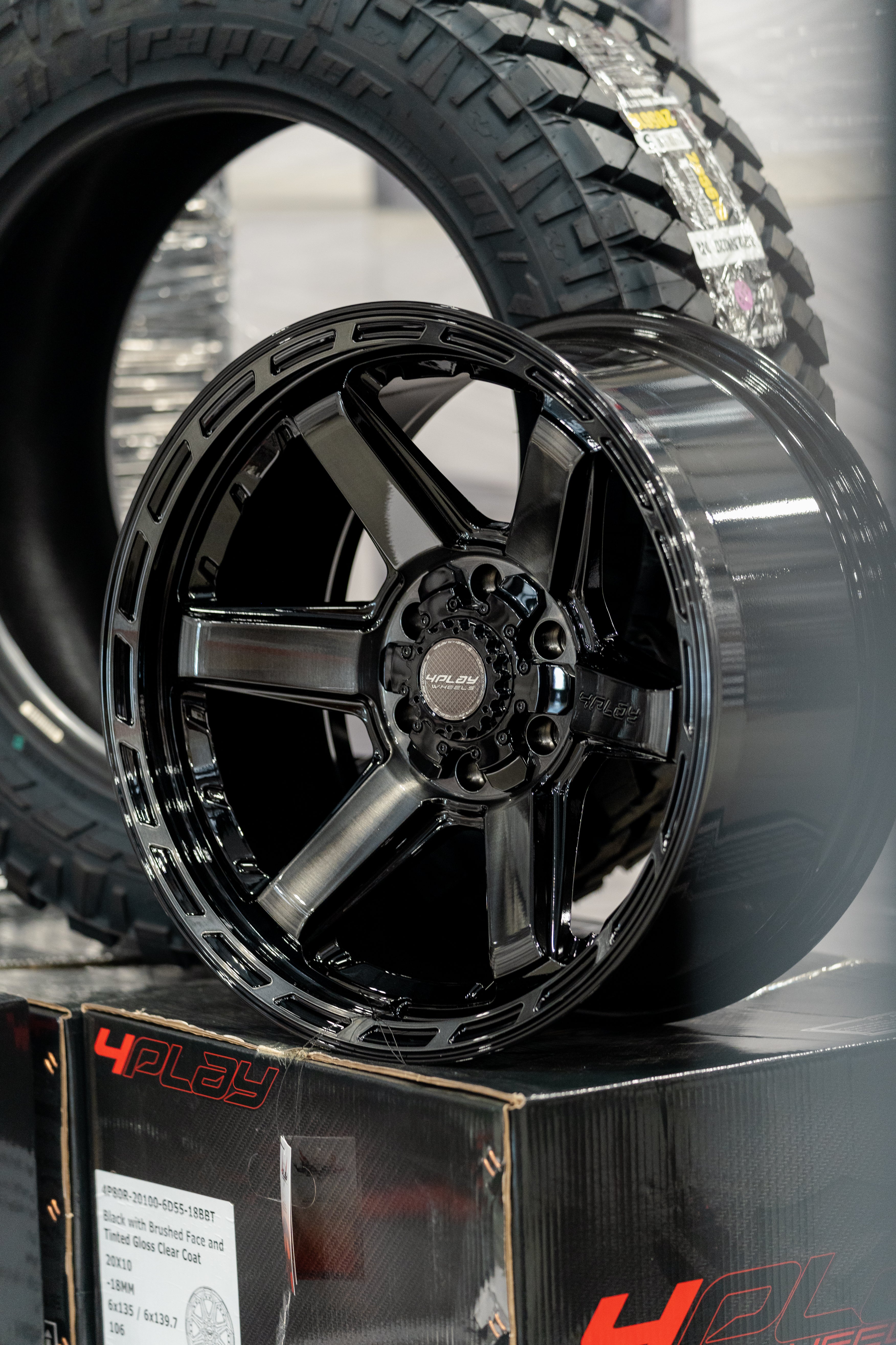 4PLAY 4P63-20100-6D55-18BR Gen3 20x10 6x135mm & 6x5.5" -18et in Bronze