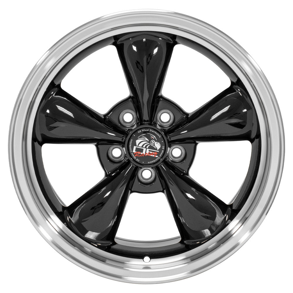 OE Wheels FR01-17090-5450-24BM 17" Replica fits Ford Mustang Bullitt 17x9 Black