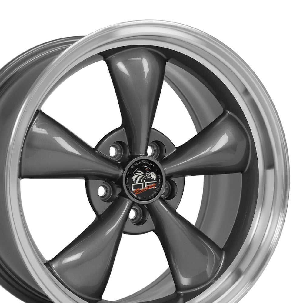 OE Wheels FR01-18090-5450-24AM 18" Replica fits Ford Mustang Bullitt Gunmetal