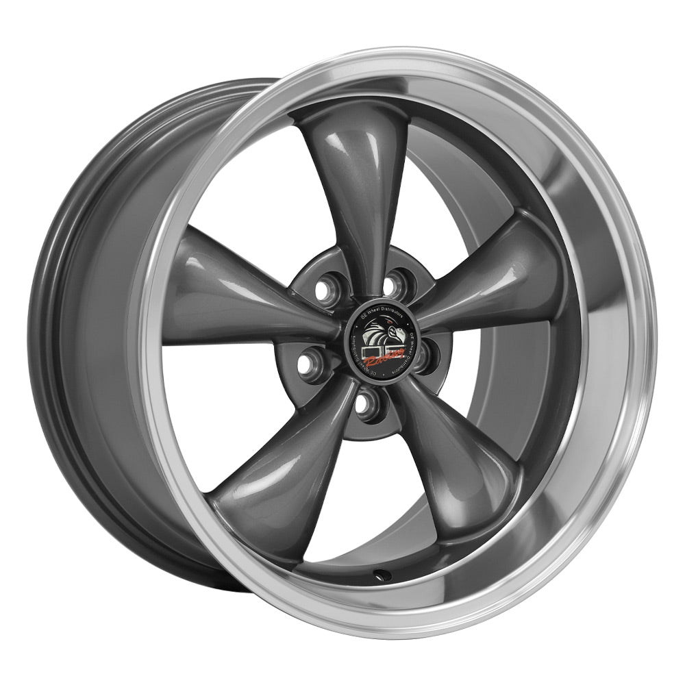 OE Wheels FR01-18100-5450-22AM 18" Replica fits Ford Mustang Bullitt Gunmetal
