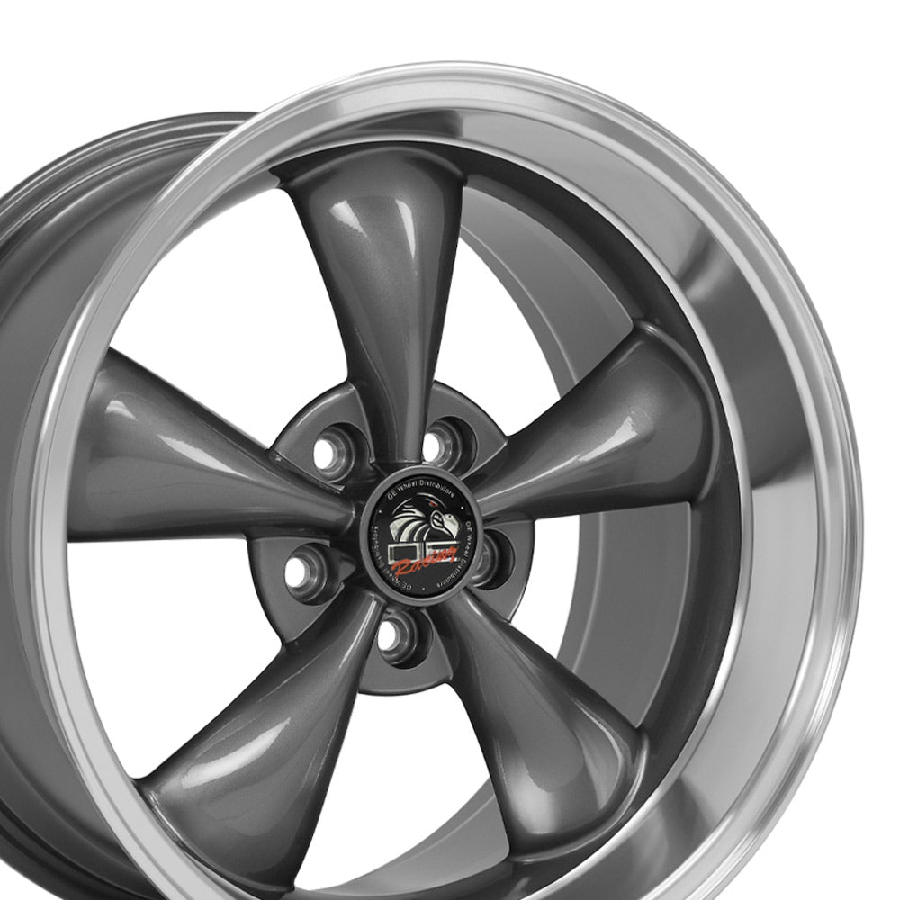 OE Wheels FR01-17105-5450-27AM 17" Replica fits Ford Mustang Bullitt Gunmetal