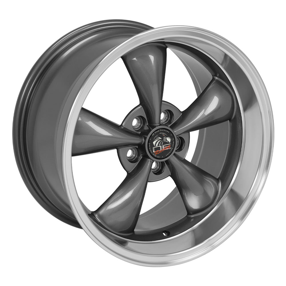 OE Wheels FR01-18100-5450-22AM 18" Replica fits Ford Mustang Bullitt Gunmetal