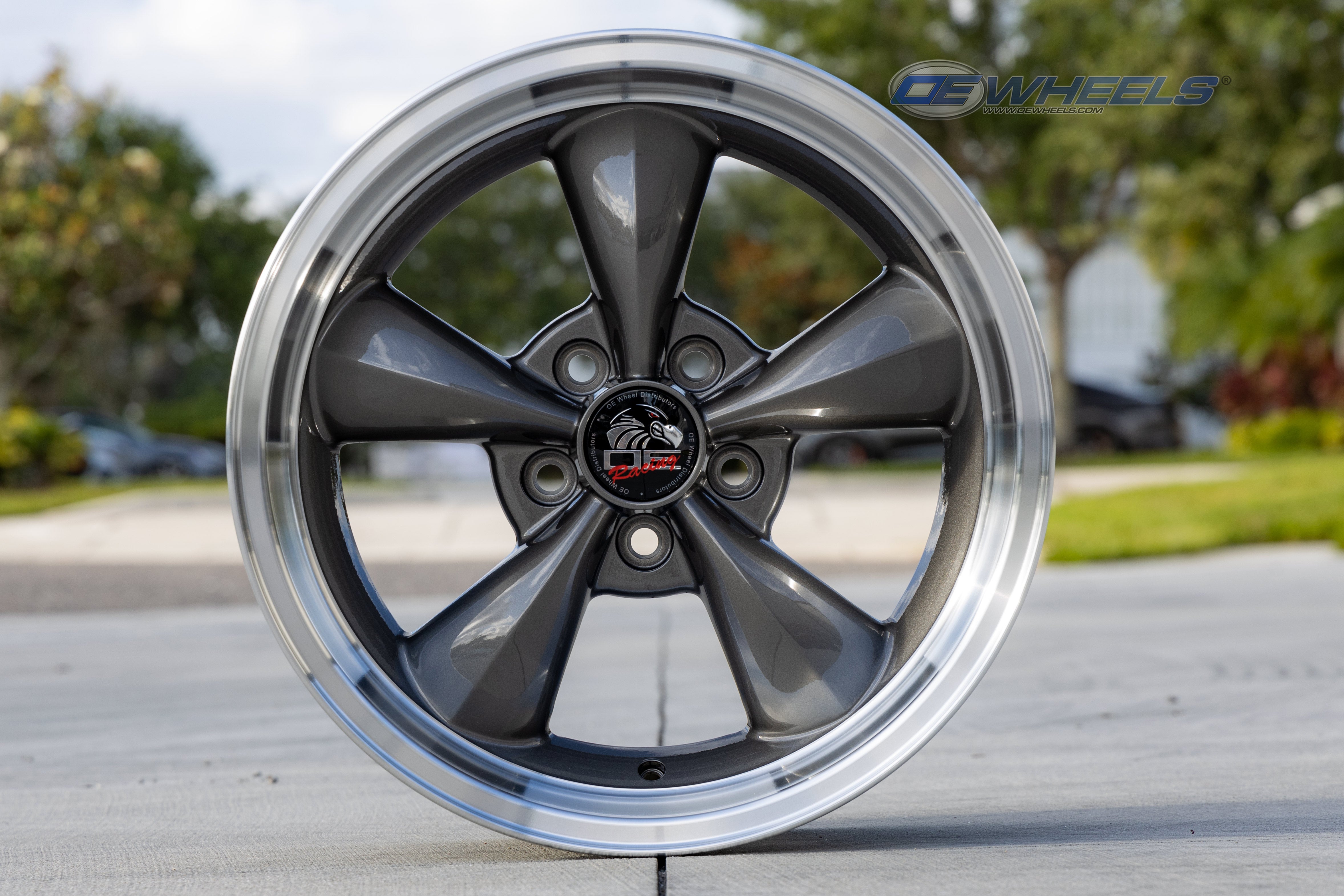 OE Wheels FR01-17090-5450-24AM 17" Replica fits Ford Mustang Bullitt Gunmetal