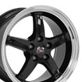 OE Wheels FR04B-D17090-5450-24BM 17" Replica fits Ford Mustang Cobra 17x9 Black