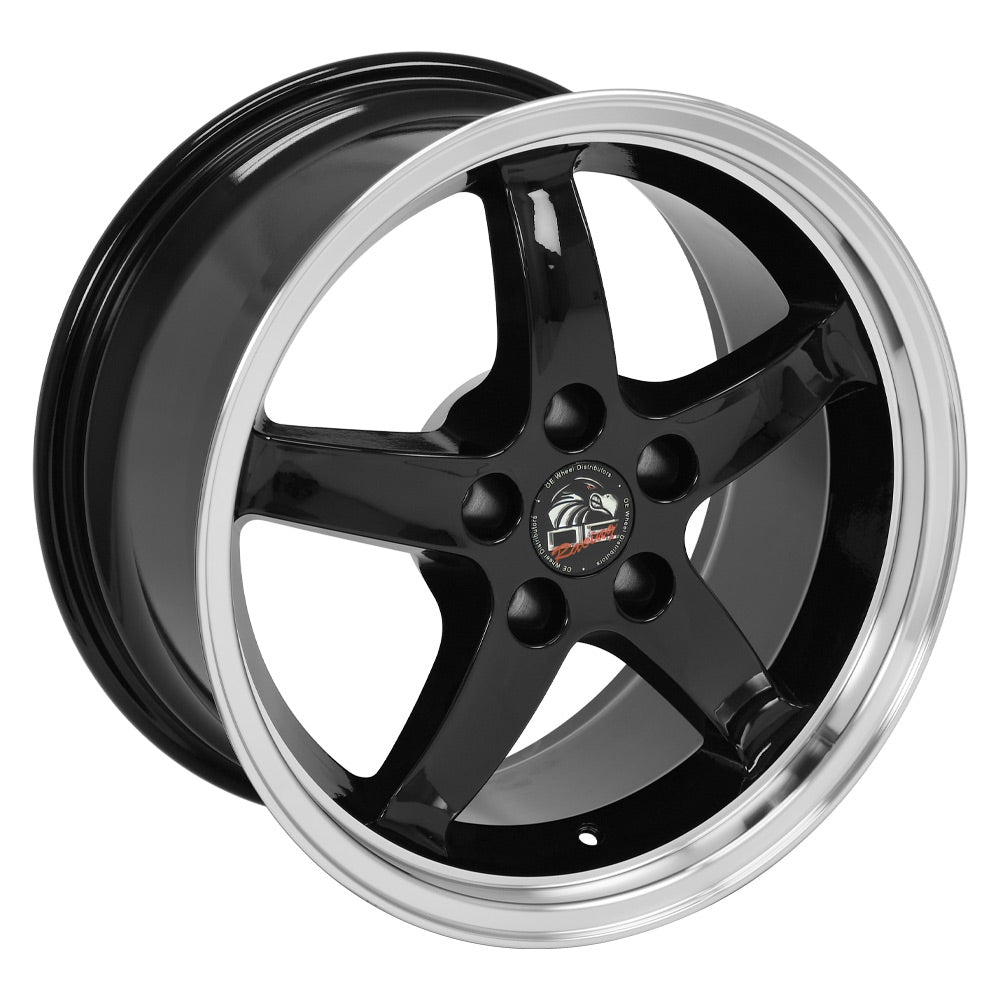 OE Wheels FR04B-D17090-5450-24BM 17" Replica fits Ford Mustang Cobra 17x9 Black