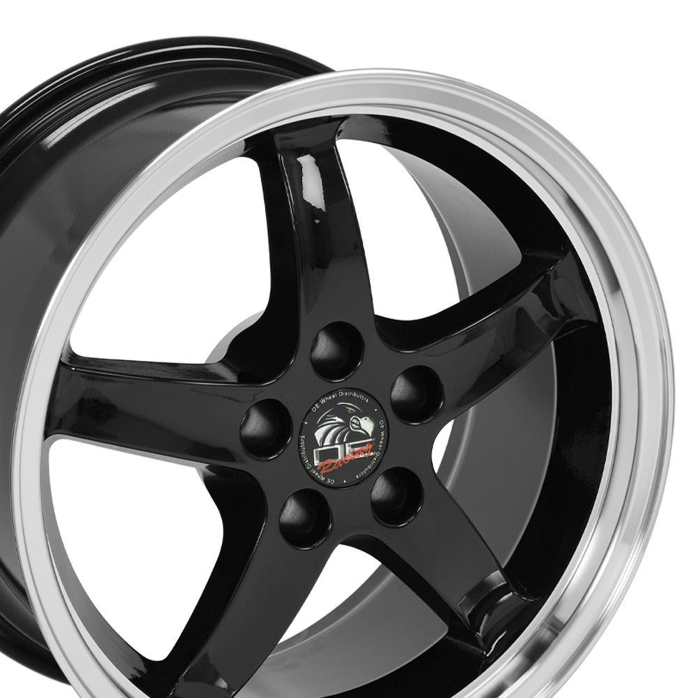 OE Wheels FR04B-D17090-5450-24BM 17" Replica fits Ford Mustang Cobra 17x9 Black