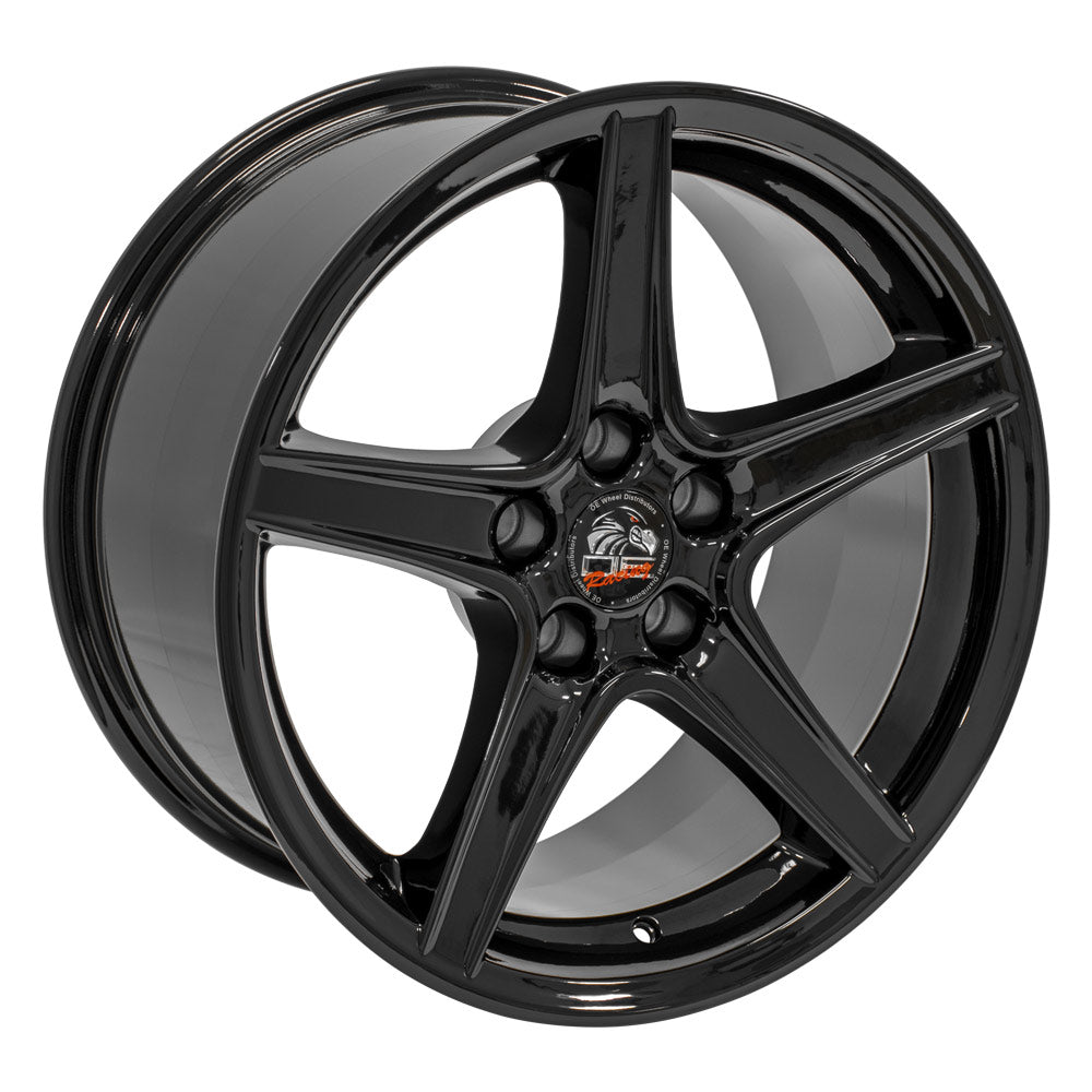 OE Wheels FR06B-18090-5450-24B 18" Replica FR06B fits Ford Mustang Saleen Black