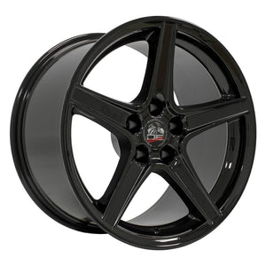 OE Wheels FR06B-18100-5450-22B 18" Replica FR06B fits Ford Mustang Saleen Black