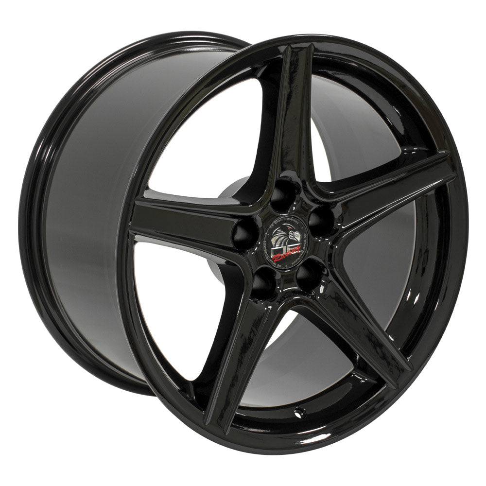 OE Wheels FR06B-18100-5450-22B 18" Replica FR06B fits Ford Mustang Saleen Black