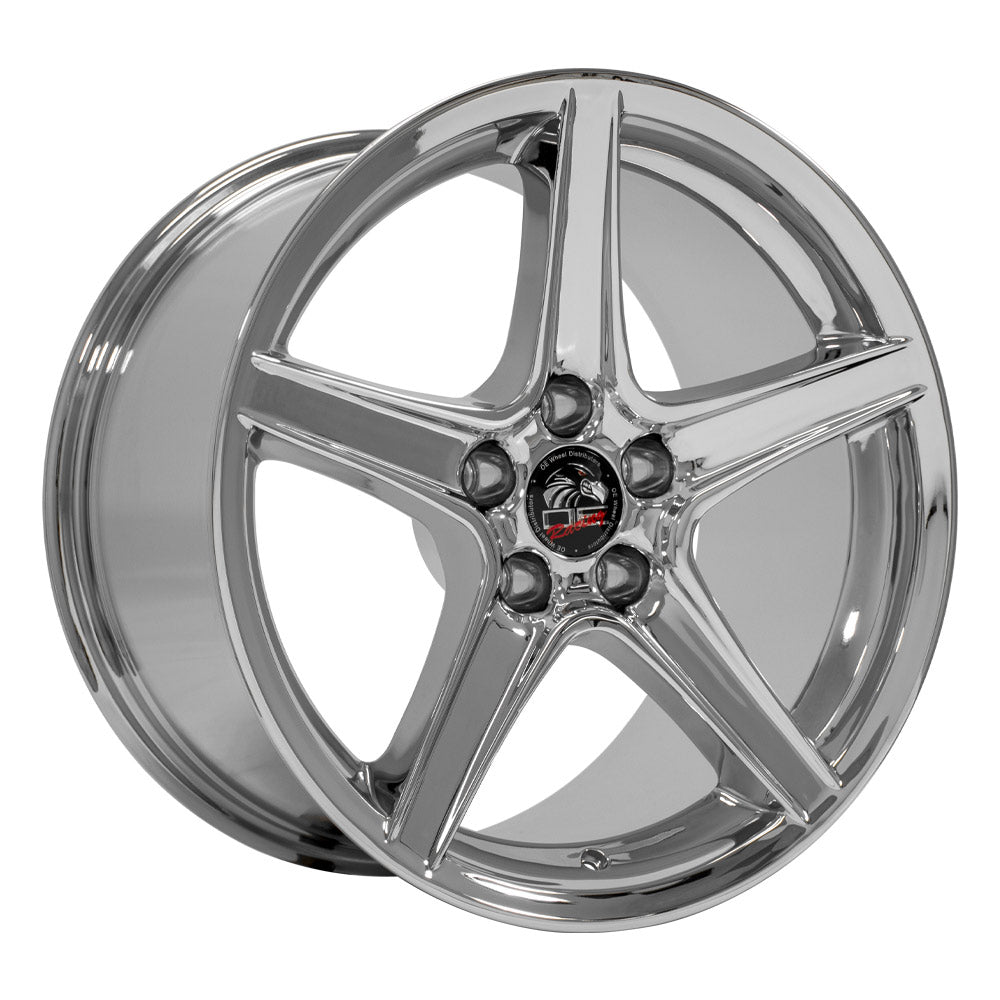 OE Wheels FR06B-18090-5450-24C 18" Replica FR06B fits Ford Mustang Saleen Chrome