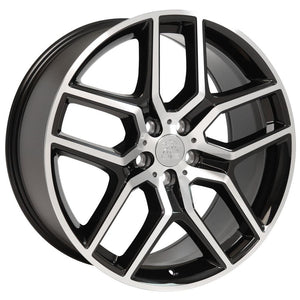 OE Wheels FR73-20090-5450-44MB 20" Replica fits Ford Explorer 20x9 Black Mach'd