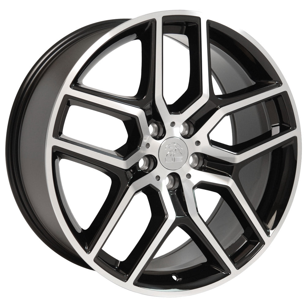 OE Wheels FR73-20090-5450-44MB 20" Replica fits Ford Explorer 20x9 Black Mach'd