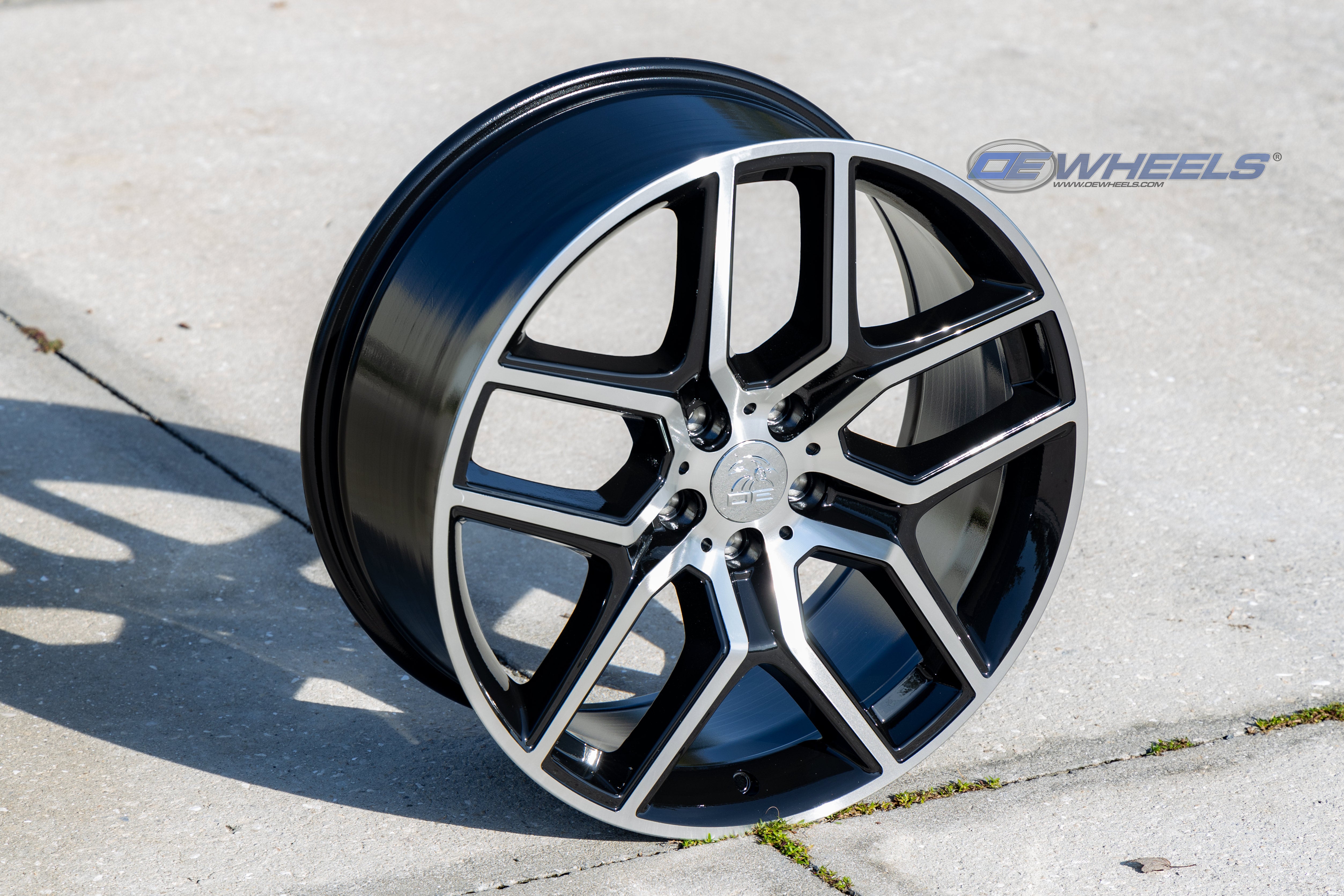 OE Wheels FR73-20090-5450-44MB 20" Replica fits Ford Explorer 20x9 Black Mach'd