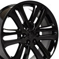 OE Wheels FR76-22090-6135-44B 22" Replica FR76 fits Ford F150 22x9 Gloss Black