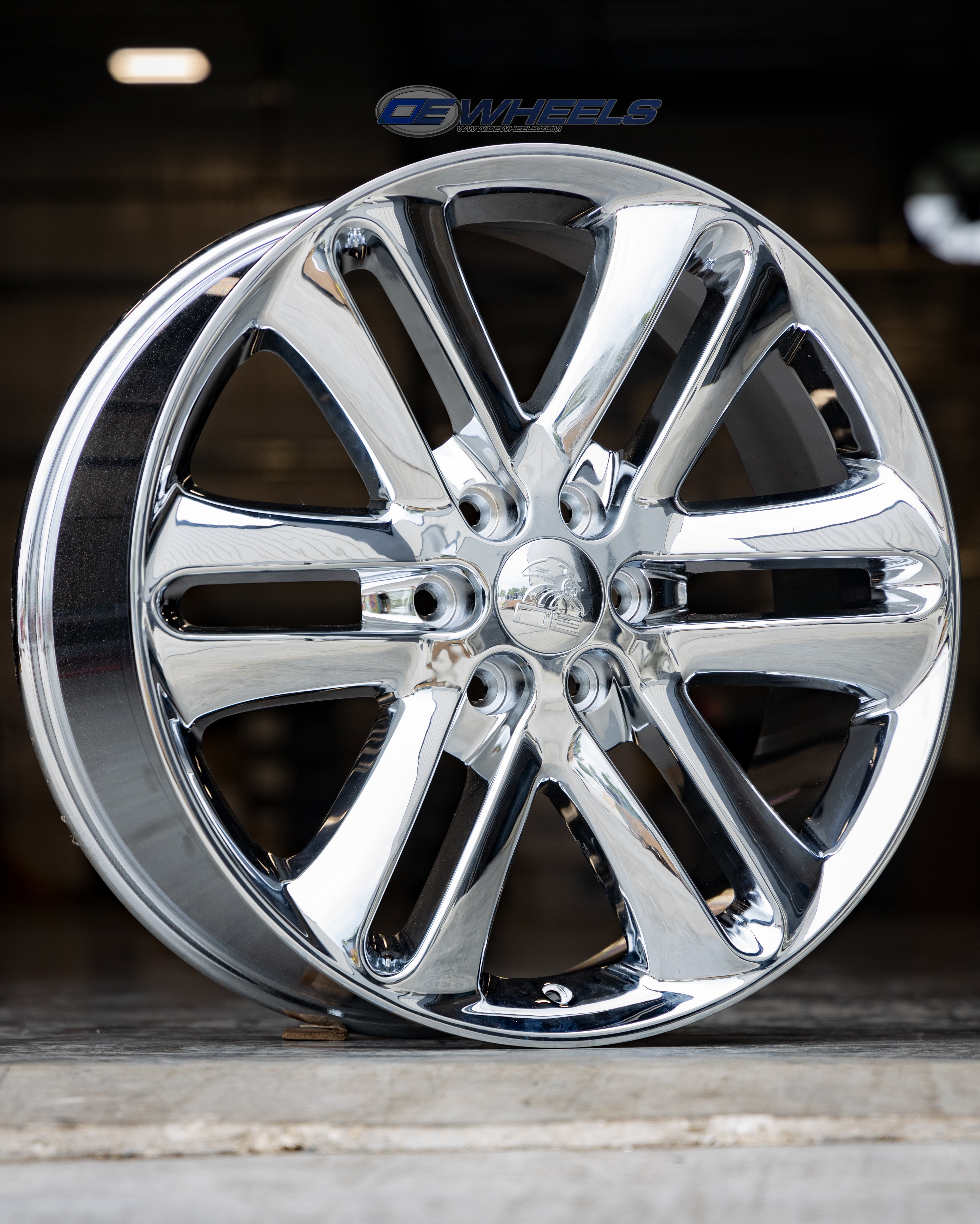 OE Wheels FR76-22090-6135-44C 22" Replica FR76 fits Ford F150 22x9 Chrome