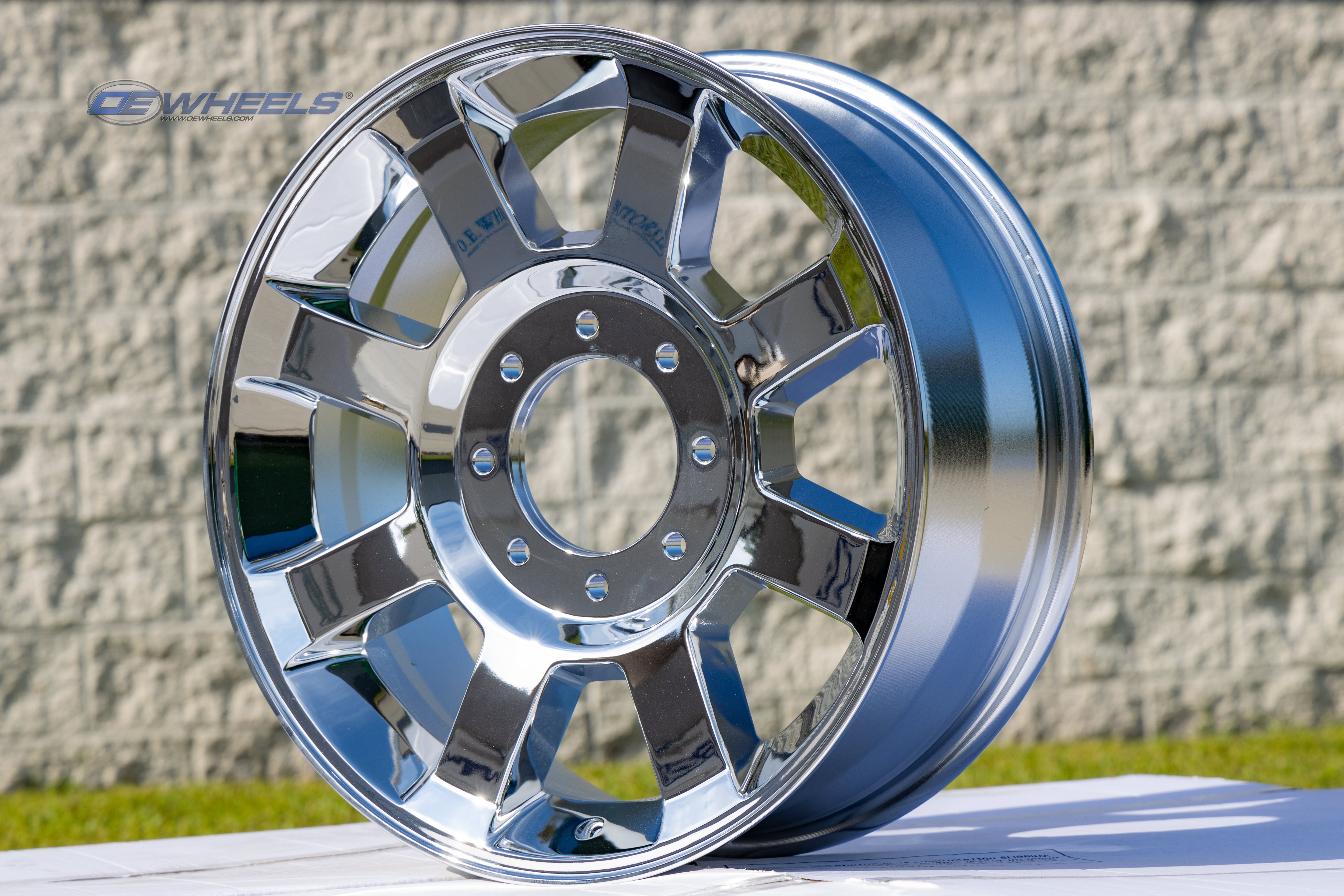 OE Wheels FR78-20080-8170-40P 20" Replica fits Ford Super Duty 20x8 Polished