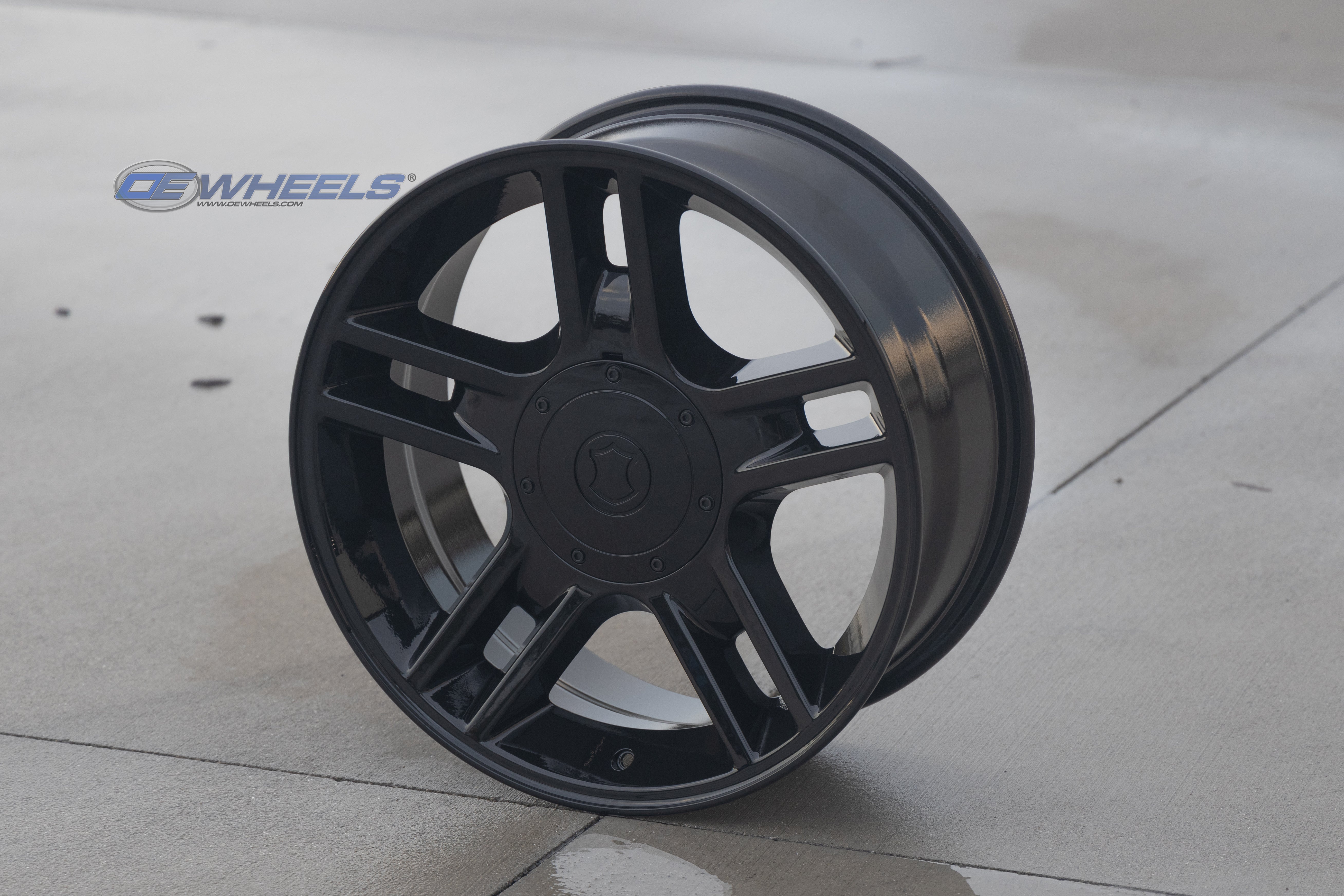 OE Wheels FR81-20090-5135-14B 20" Replica FR81 fits Ford F150 20x9 Black