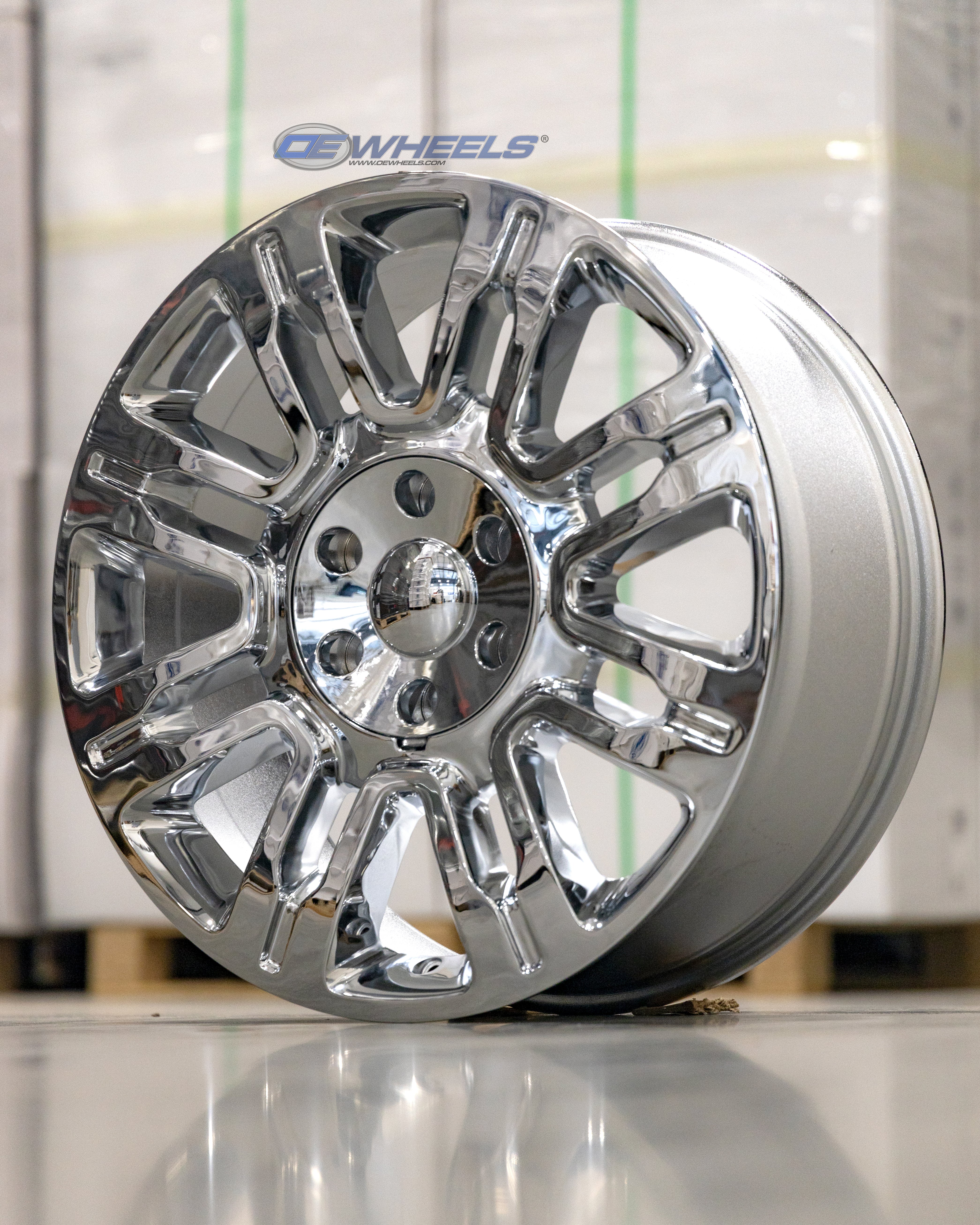 OE Wheels FR98-20085-6135-44C 20" Replica fits Ford Expedition 20x8.5 Chrome