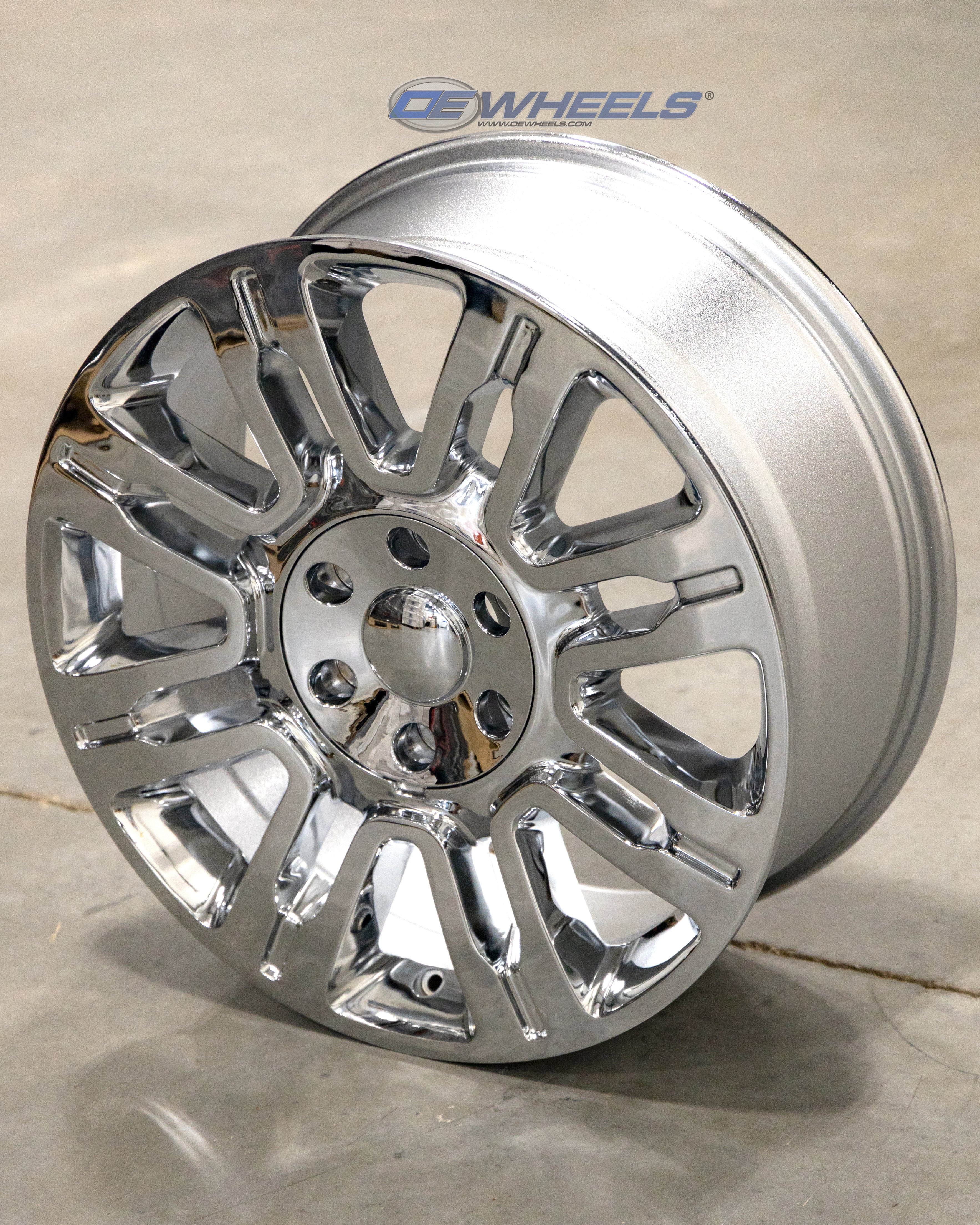 OE Wheels FR98-20085-6135-44C 20" Replica fits Ford Expedition 20x8.5 Chrome