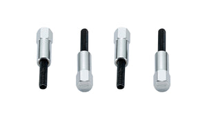 FORD 302-315 Valve Cove Bolt Kit 4pk Chrome w/fits Ford Logo