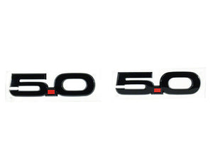 FORD M-1447-M50AB 15-23 fits Mustang 5.0L Fender Badges Black