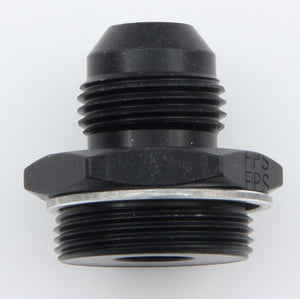 FRAGOLA 491965-BL Male Adapter Fitting #8 x 1-20 Rochester Blk