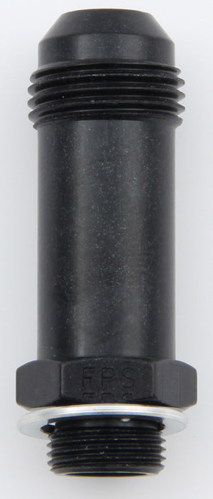 FRAGOLA 491966-BL Adapter Fitting #8 x 9/16-24 Holley Blk