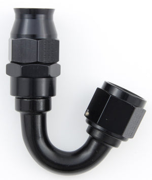 FRAGOLA 681510-BL Hose Fitting #10 150 Deg PTFE Black