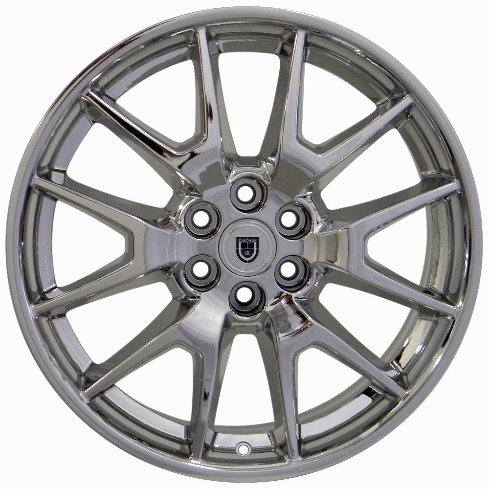 OE Wheels CA12-20080-6120-53C 20" Replica CA12 fits Cadillac SRX 20x8 Chrome