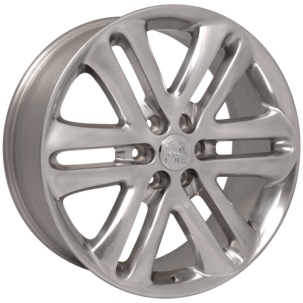 OE Wheels FR76-22090-6135-44P 22" Replica FR76 fits Ford F150 22x9 Polished