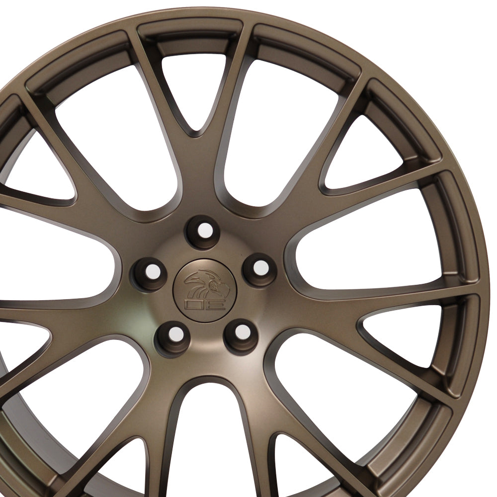 OE Wheels DG69-22100-5550-25BR 22" Replica fits Dodge RAM Hellcat 22x10 Bronze
