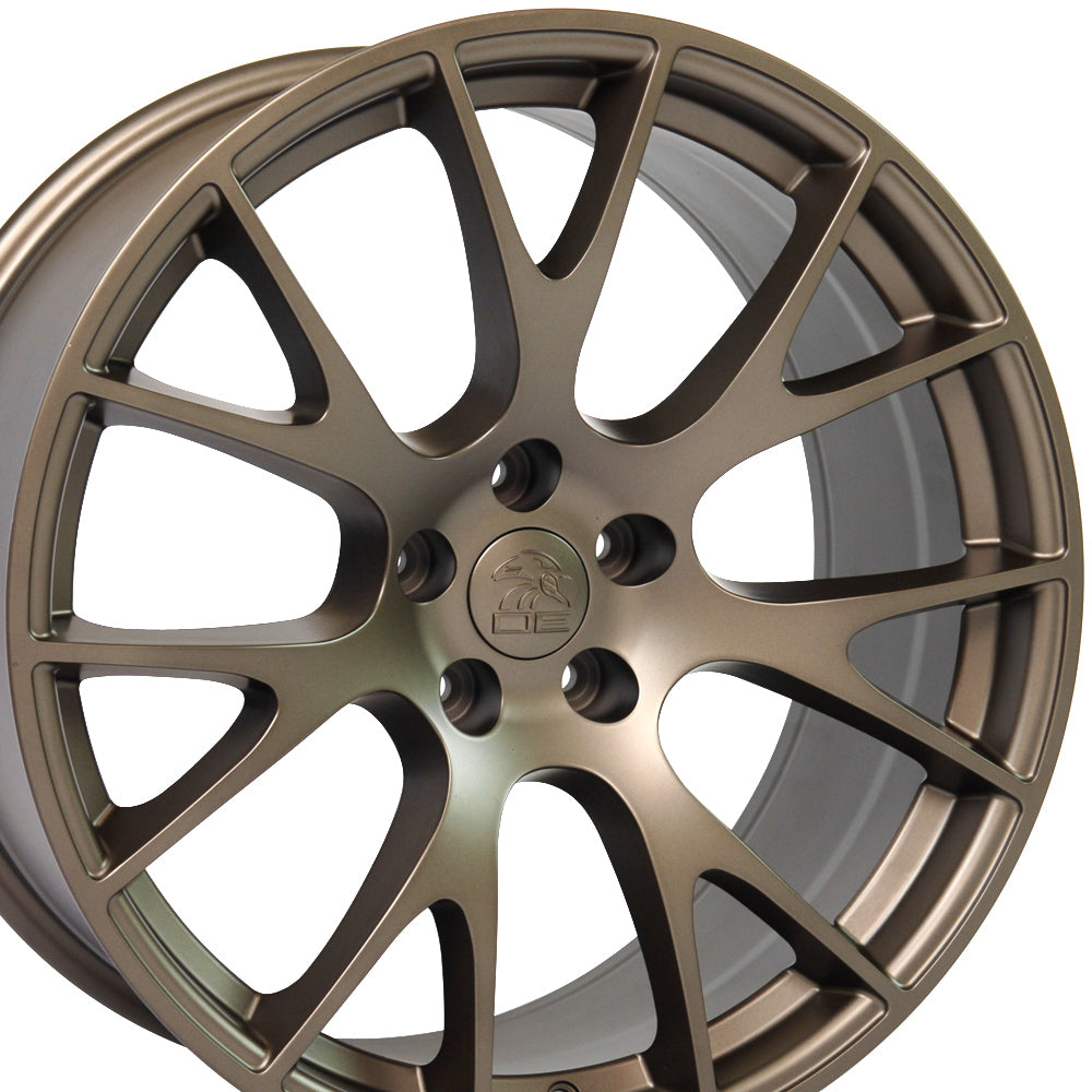 OE Wheels DG69-22100-5550-25BR 22" Replica fits Dodge RAM Hellcat 22x10 Bronze