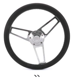 GRANT 1902-1 Billet Classic Series Black Wheel fits Ford Logo