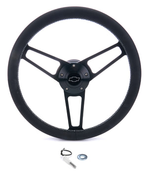 GRANT 1906-2 Billet Classic Series Black Wheel fits Chevy Logo