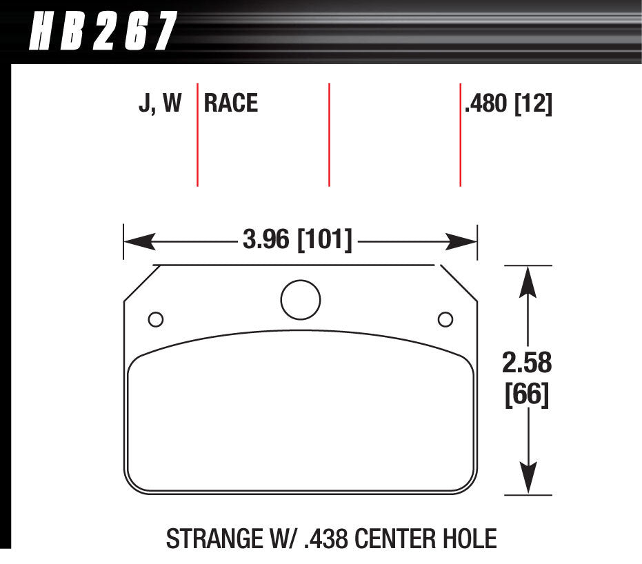 HAWK BRAKE HB267J.480