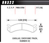HAWK BRAKE HB322P.717