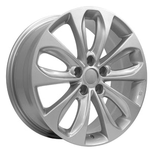 OE Wheels HY02-18075-5450-48S 18" Replica HY02 fits Hyundai 18x7.5 Silver