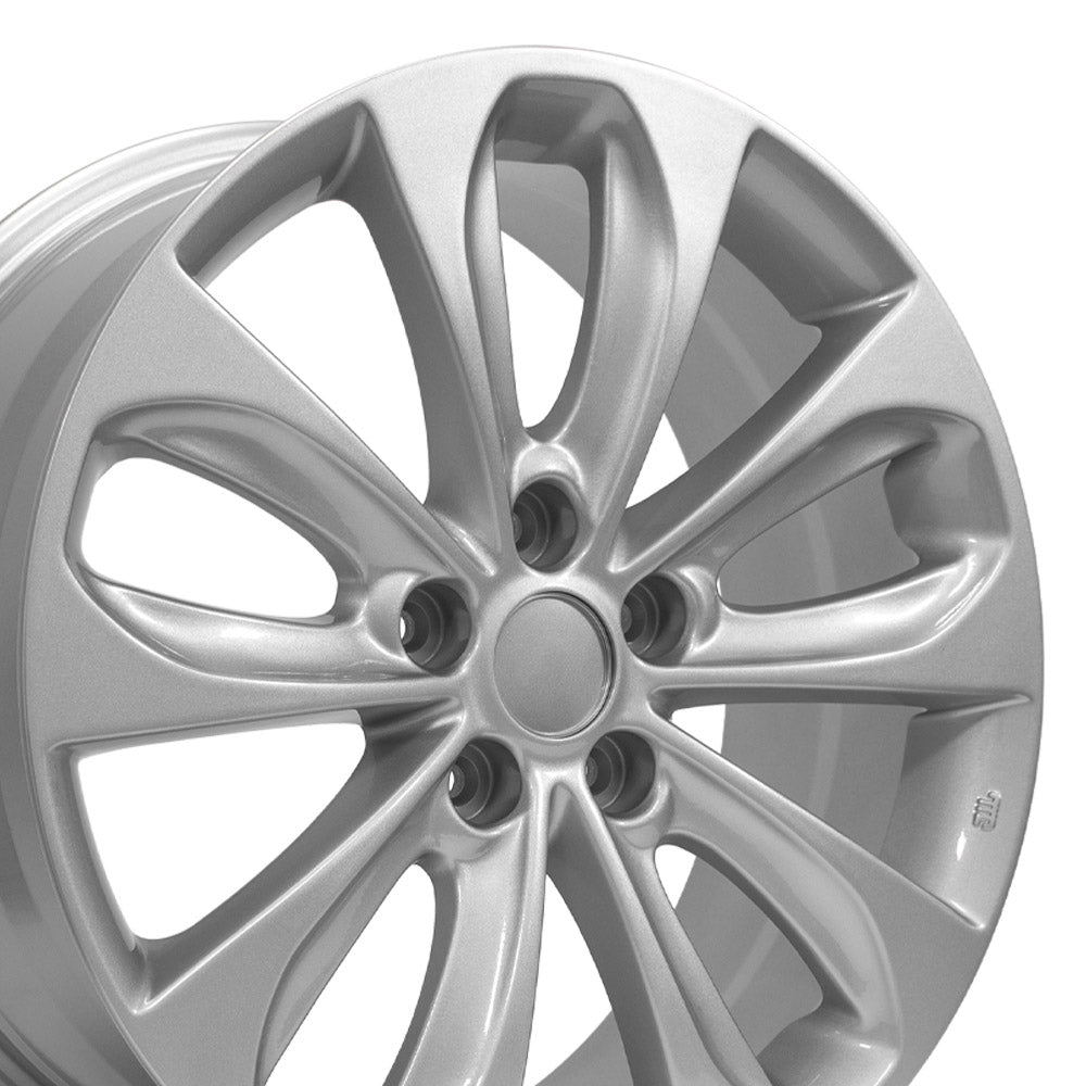 OE Wheels HY02-18075-5450-48S 18" Replica HY02 fits Hyundai 18x7.5 Silver