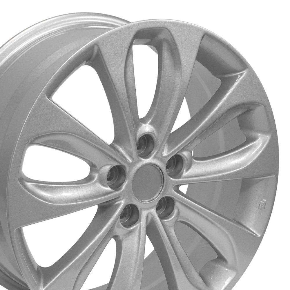 OE Wheels HY02-18075-5450-48S 18" Replica HY02 fits Hyundai 18x7.5 Silver