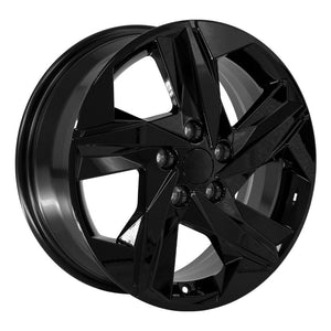 OE Wheels HY12-17070-5450-45B 17" Replica HY12 fits Hyundai 17x7 Gloss Black
