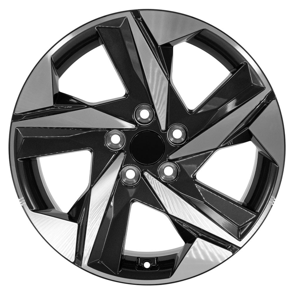 OE Wheels HY12-17070-5450-45MB 17" Replica HY12 fits Hyundai 17x7 Gloss Black