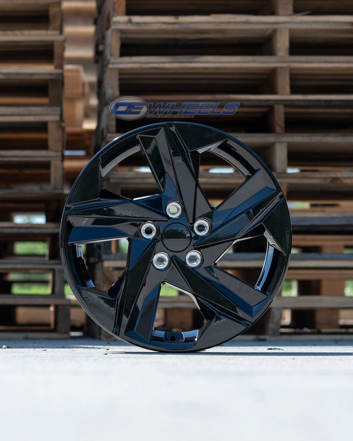 OE Wheels HY12-17070-5450-45B 17" Replica HY12 fits Hyundai 17x7 Gloss Black