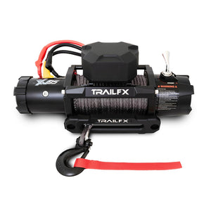 TRAILFX WXVS95B X95 WINCH SYNTHETIC ROPE WINCH